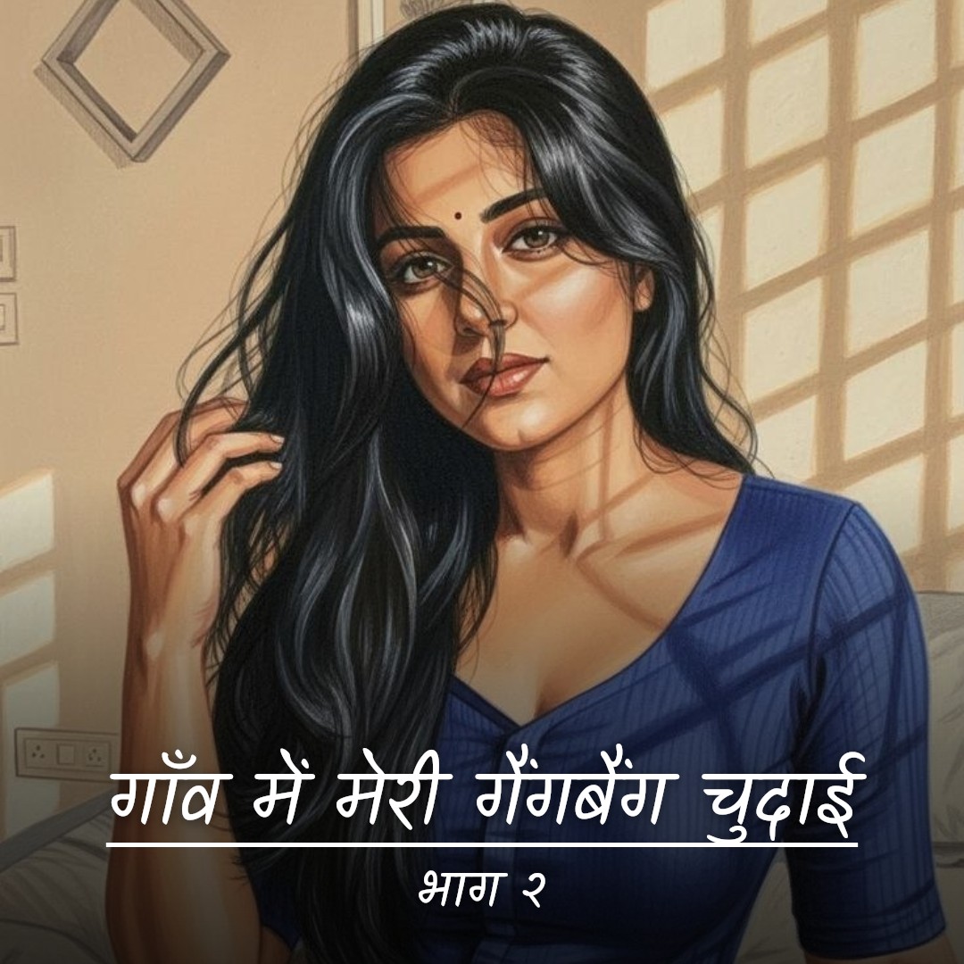 गाँव में मेरी गैंगबैंग चुदाई - भाग २